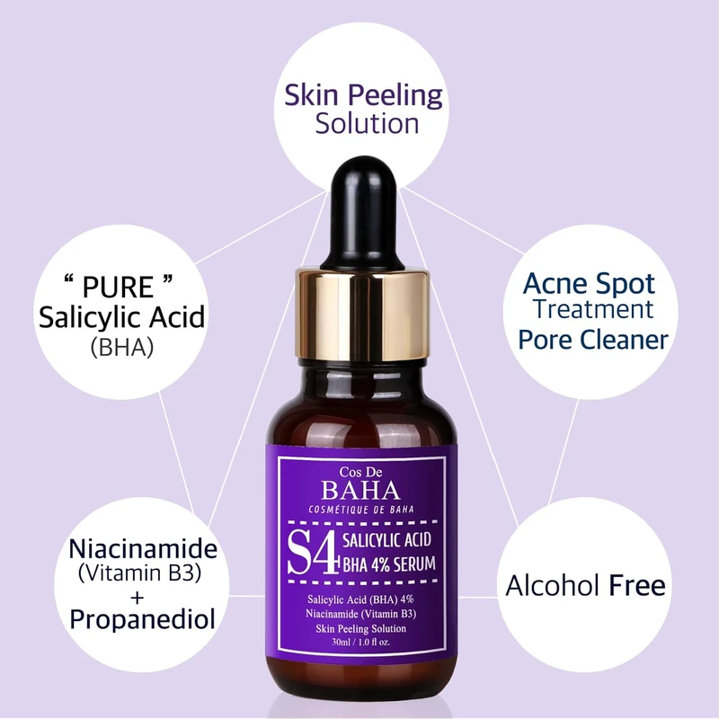 Cos De BAHA Salicylic Acid BHA 4% Serum (30m S4) - Image 5