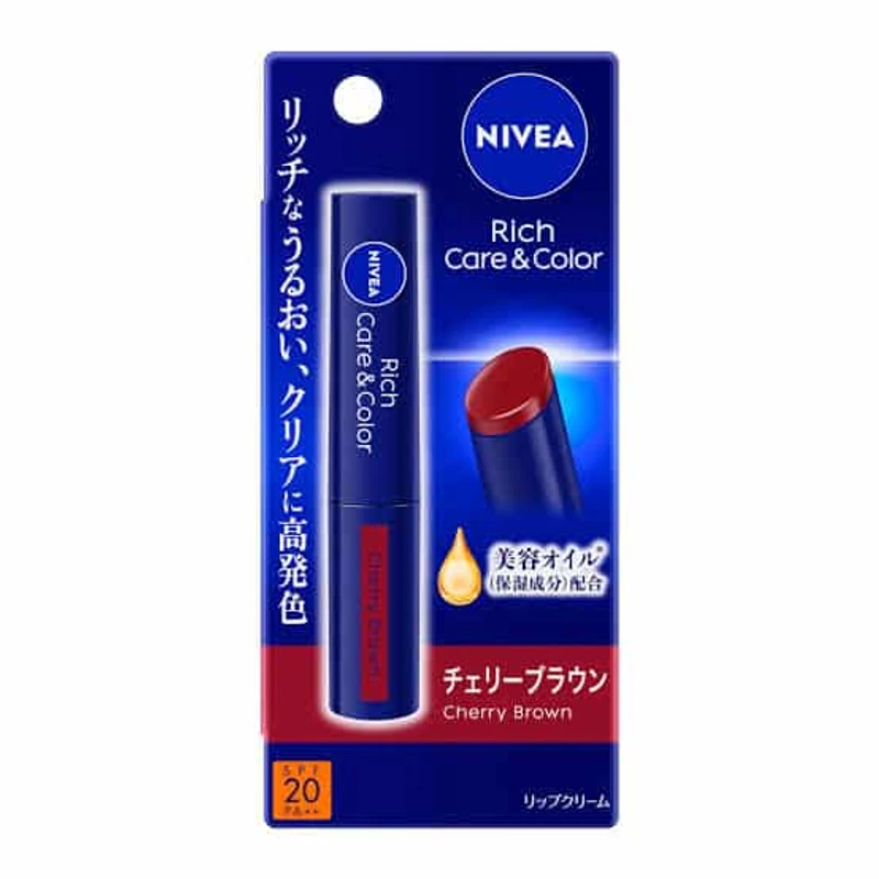 Nivea Rich Care & Coloring Lip Cream-Cherry Brown