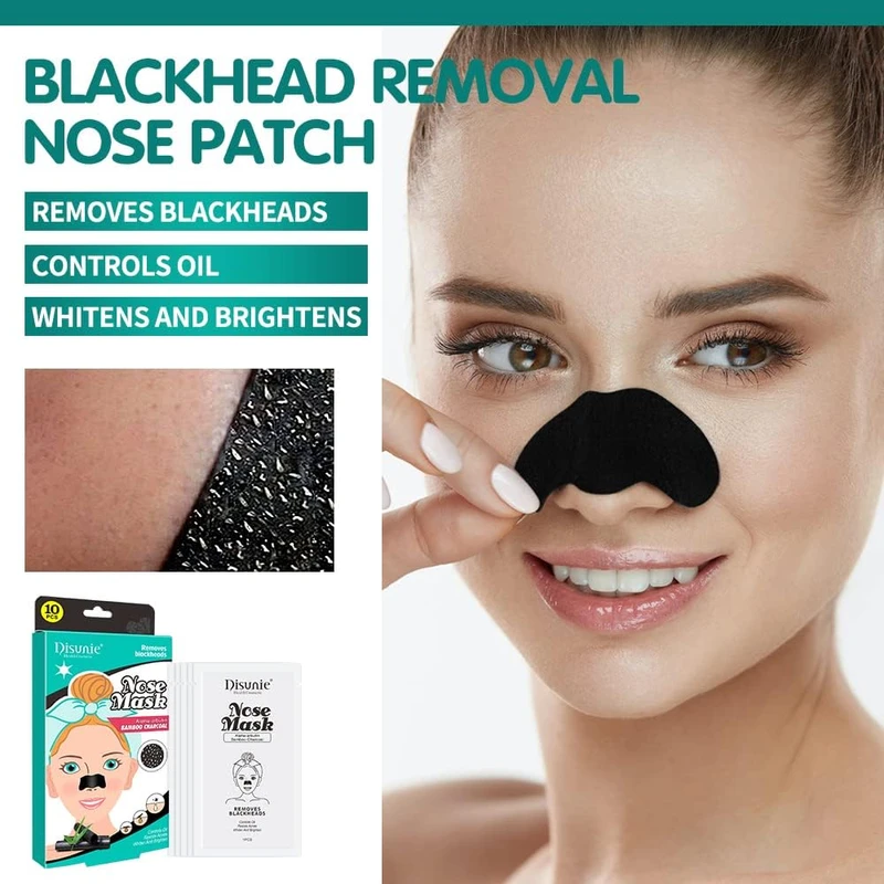 Disunie nose masks Bamboo charcoal (10pcs) - Image 3