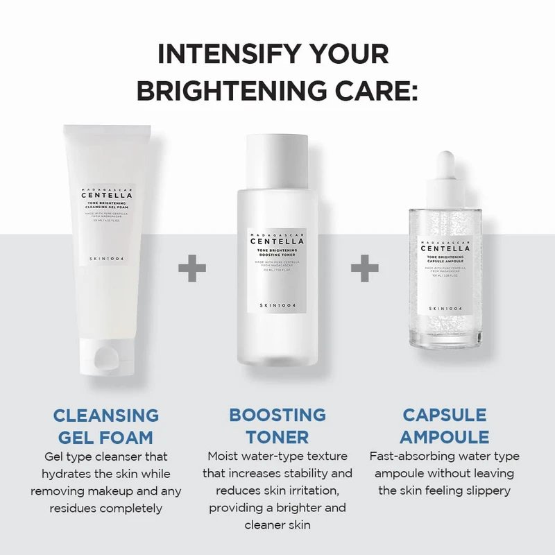 Skin1004 Madagascar Centella Tone Brightening Cleansing Gel Foam (125ml) - Image 7