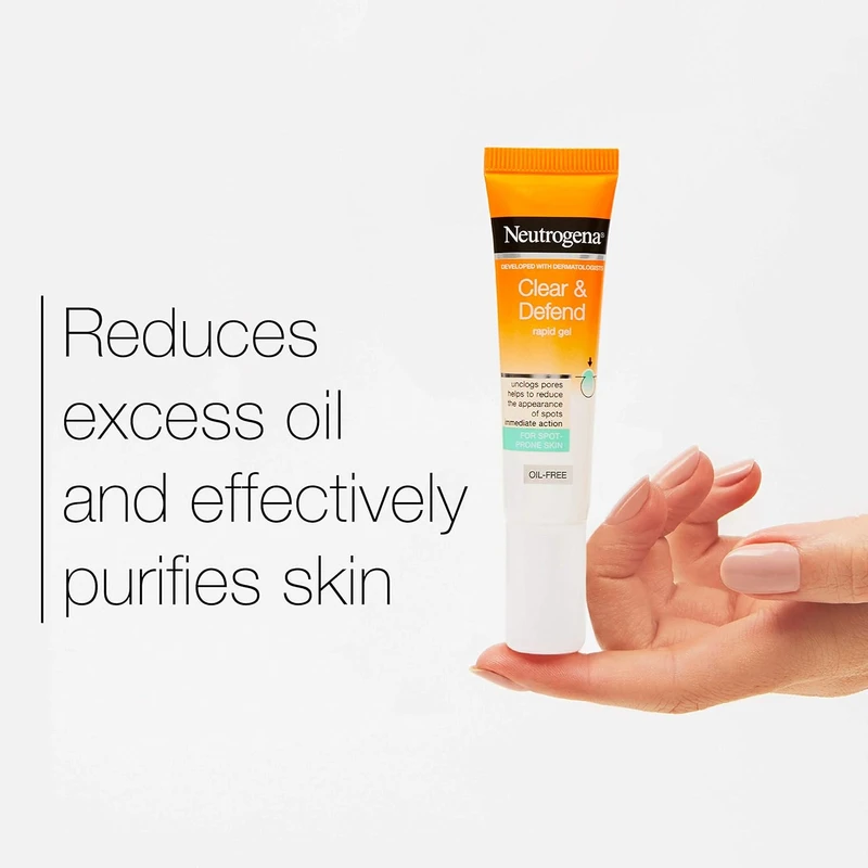 Neutrogena Clear & Defend 0.5% Salicylic Acid SOS Gel (15ml) - Image 3