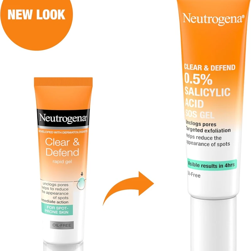 Neutrogena Clear & Defend 0.5% Salicylic Acid SOS Gel (15ml) - Image 4