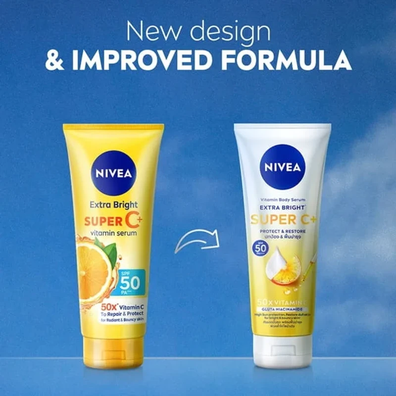 Nivea Extra Bright Super C+ Vitamin Serum (70ml) - Image 7