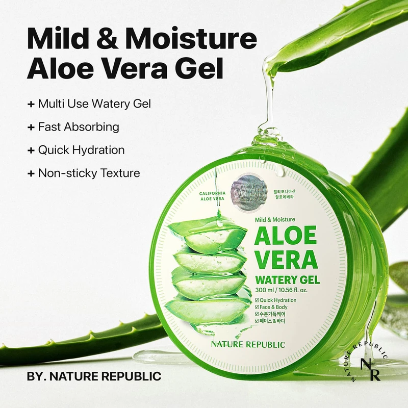 Nature Republic's 92% Soothing & Moisture Aloe Vera Gel (300ml)