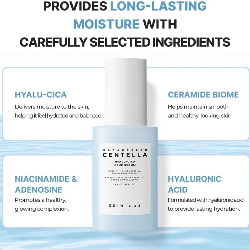 SKIN1004 Madagascar Centella Hyalu-Cica Blue Serum (50ml)