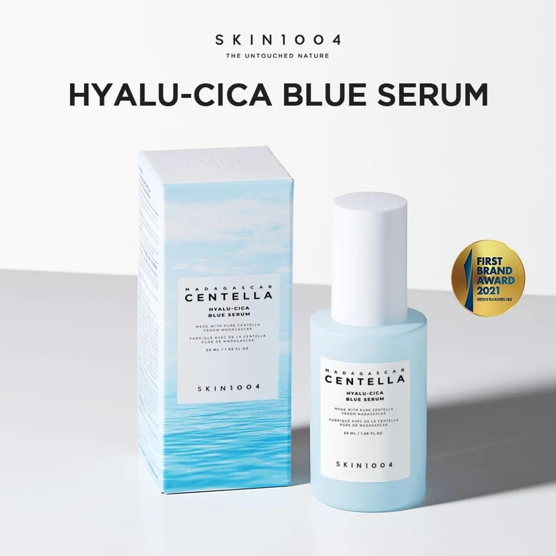 SKIN1004 Madagascar Centella Hyalu-Cica Blue Serum (50ml) - Image 3