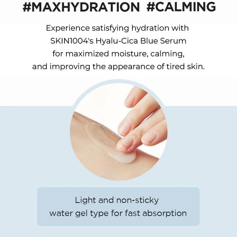 SKIN1004 Madagascar Centella Hyalu-Cica Blue Serum (50ml) - Image 7