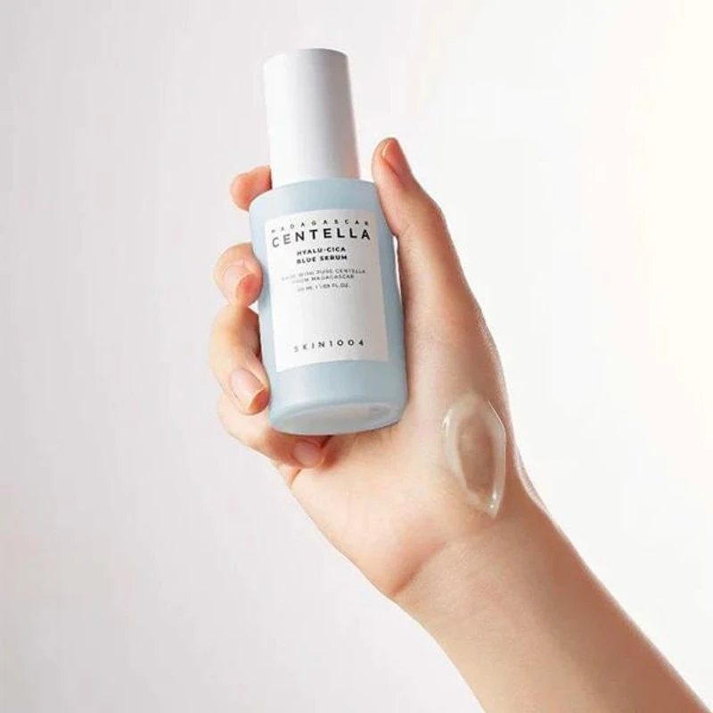 SKIN1004 Madagascar Centella Hyalu-Cica Blue Serum (50ml) - Image 8