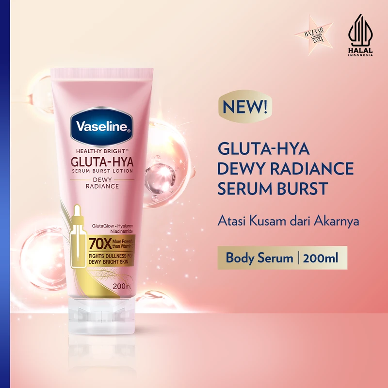 Vaseline Gluta-Hya Serum Burst Dewy Radiance Lotion - Image 3
