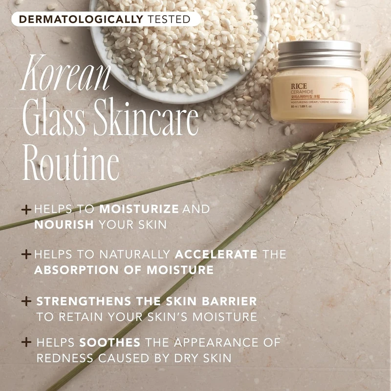The Face Shop Rice & Ceramide Moisturizing Cream (50ml)
