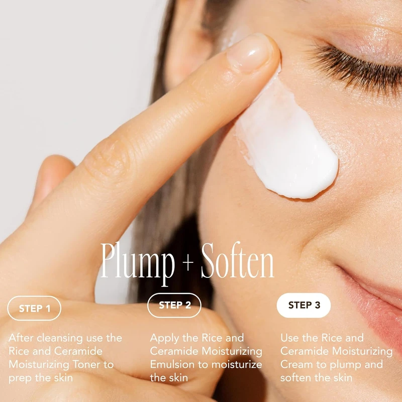 The Face Shop Rice & Ceramide Moisturizing Cream (50ml) - Image 4