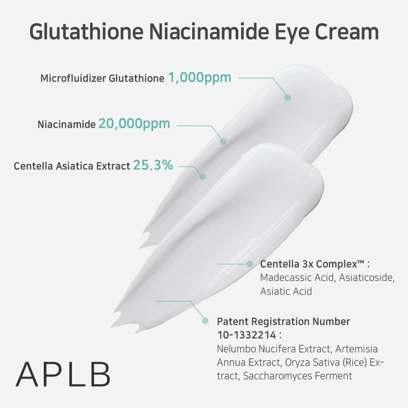 APLB Glutathione Niacinamide Eye Cream 20ml - Image 4