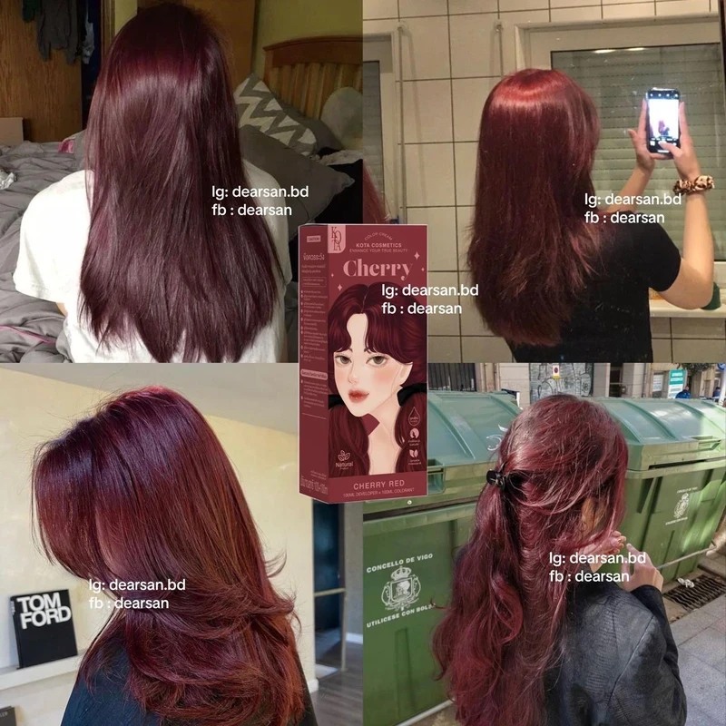 KOTA Hair Color Cherry Red - Natural Permanent