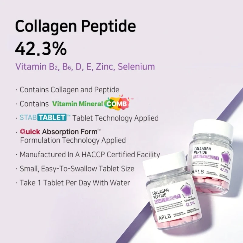 APLB Collagen Peptide Beauty Tablets (30 tablets) - Image 3
