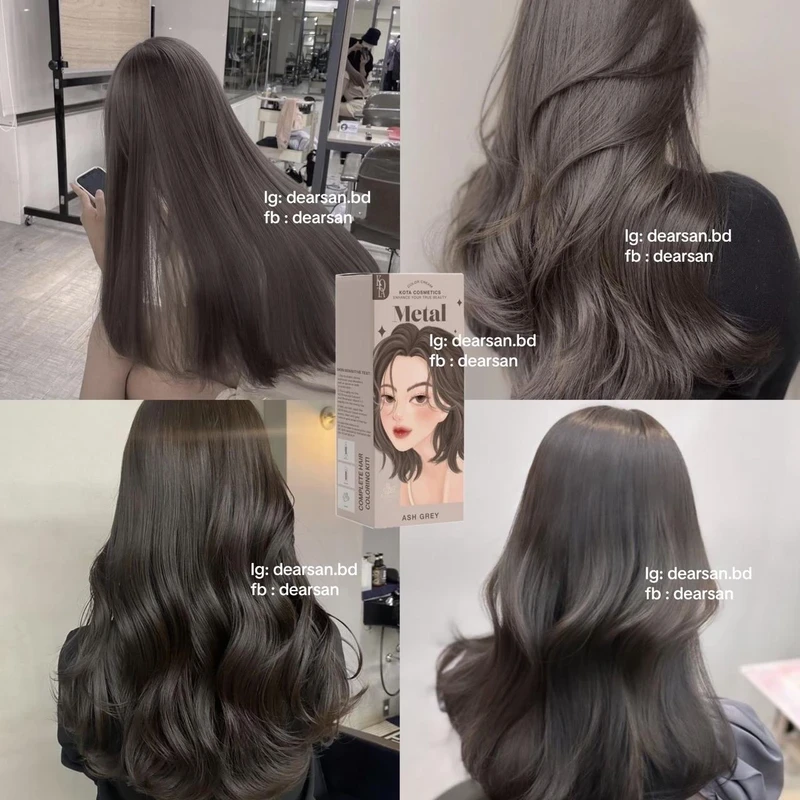 KOTA Hair Color Metal (Ash Gray)