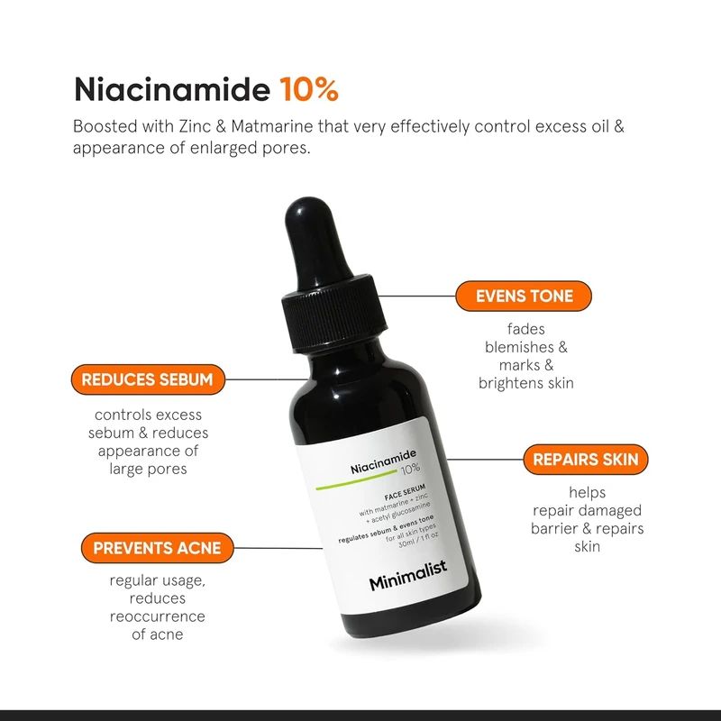 Minimalist 10% Niacinamide Face Serum (30ml)