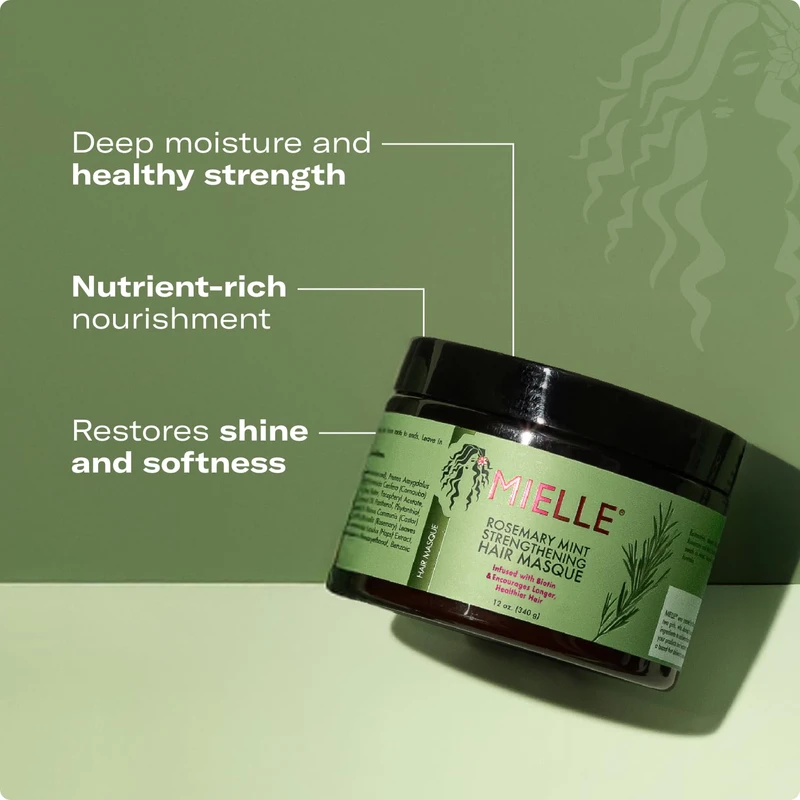 Mielle Rosemary Mint Strengthening Hair Masque (340ml)