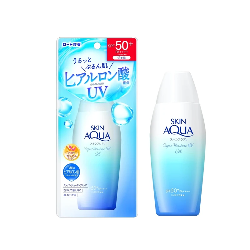 Skin Aqua Sunscreen Super Moisture UV Gel SPF50+ PA++++  (110g) - Image 4