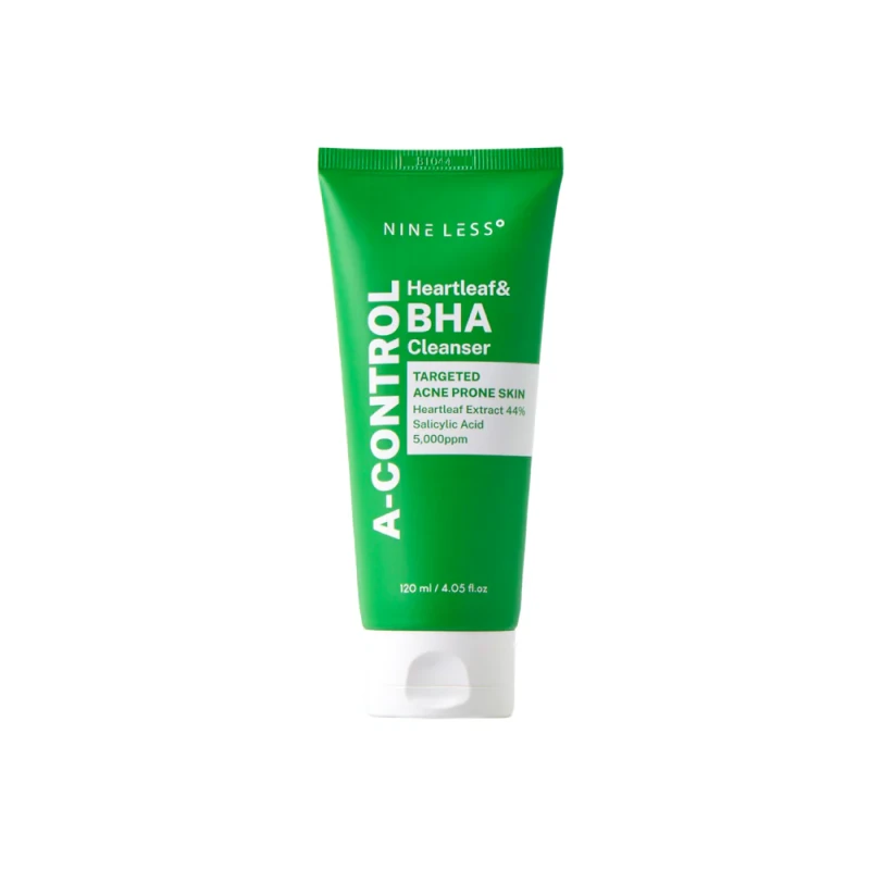 NINELESS A-Control Heartleaf & BHA Cleanser (120ml)