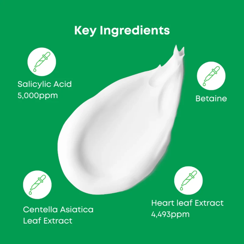 NINELESS A-Control Heartleaf & BHA Cleanser (120ml) - Image 8