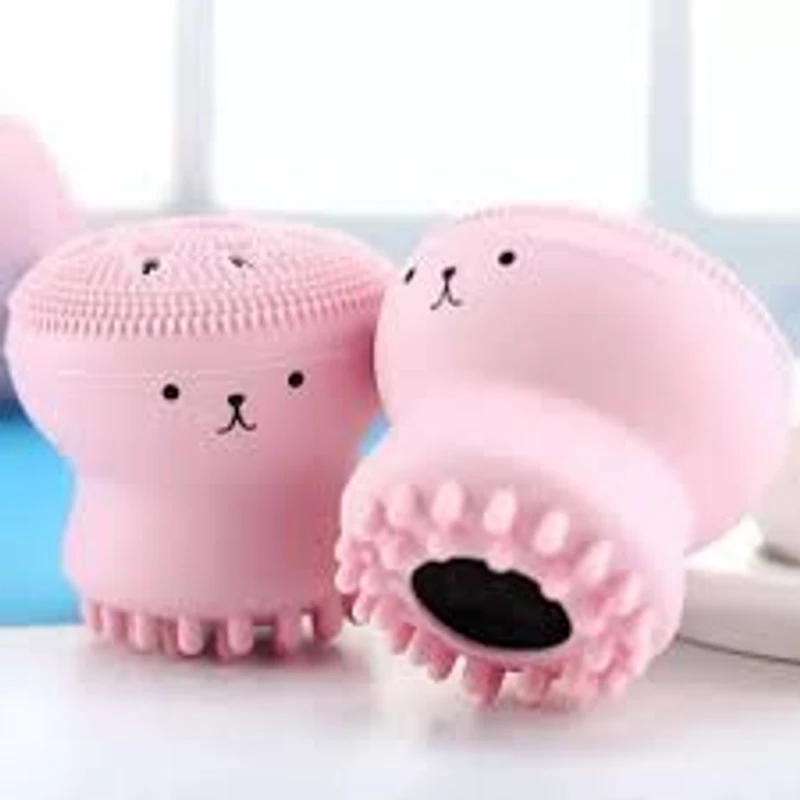 Octopus Silicone Face Cleansing Brush (Random color)