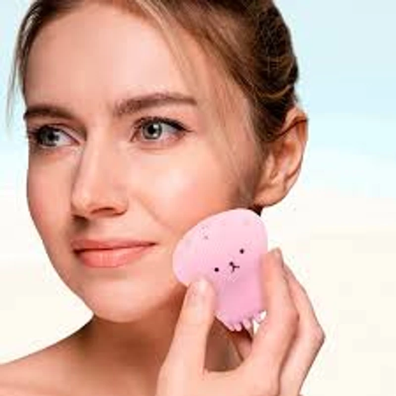 Octopus Silicone Face Cleansing Brush (Random color) - Image 5
