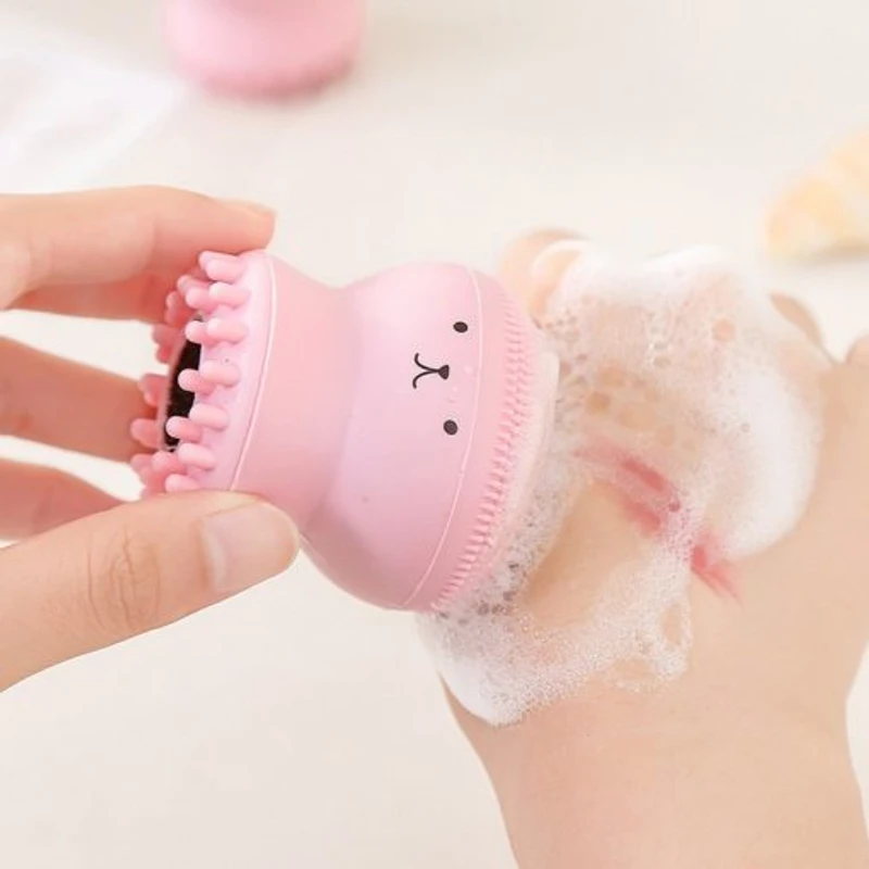 Octopus Silicone Face Cleansing Brush (Random color) - Image 8