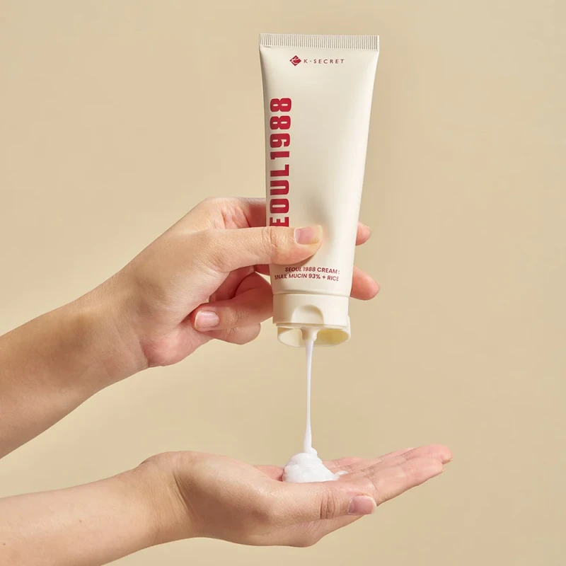 K-SECRET SEOUL 1988 Cream : Snail Mucin 93% + Rice (100ml)