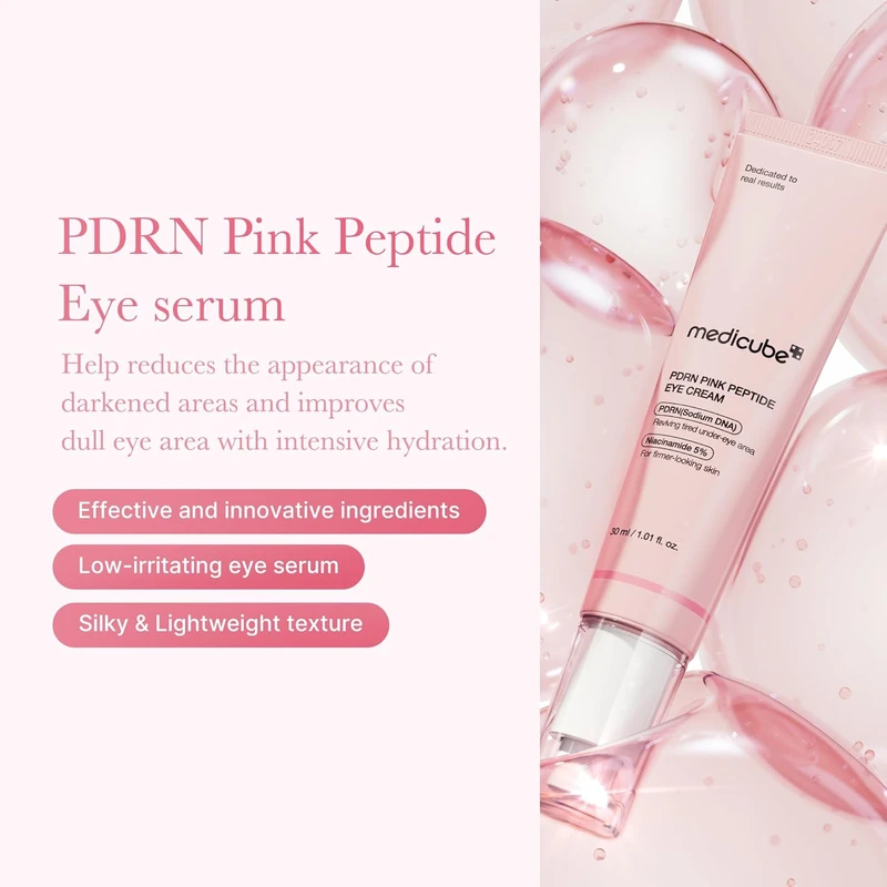 Medicube Salmon DNA PDRN Pink Peptide Eye Serum - Image 4