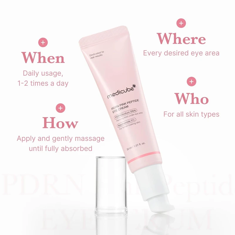 Medicube Salmon DNA PDRN Pink Peptide Eye Serum - Image 6