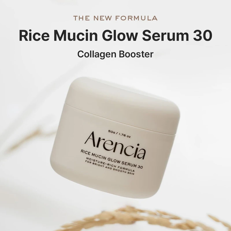 Arencia Rice Mucin Glow Overnight Serum 30 (50ml) - Image 3