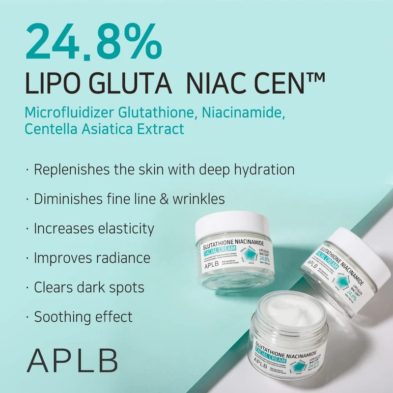 APLB Glutathione Niacinamide Facial Cream (55ml) - Image 3