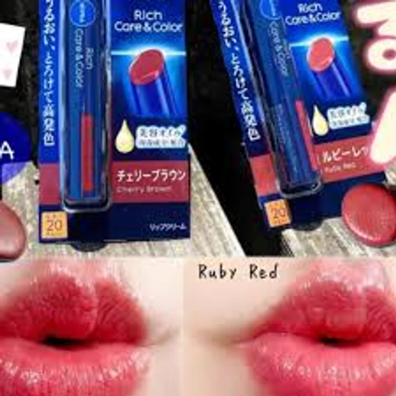 Nivea Rich Care & Coloring Lip Cream-Ruby Red