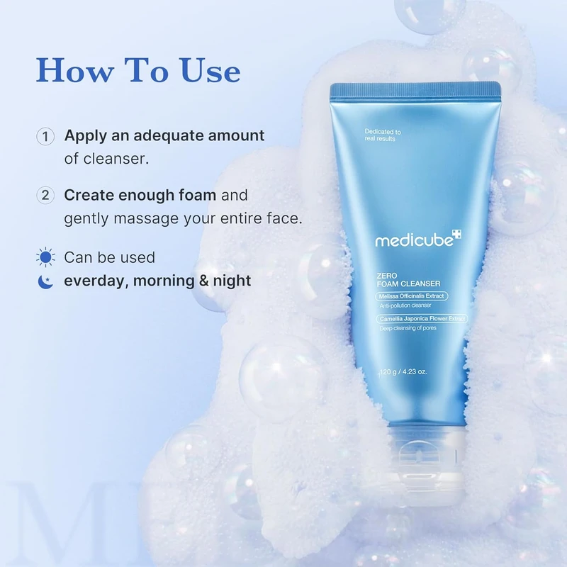 Medicube Zero Foam Cleanser (120ml) - Image 6
