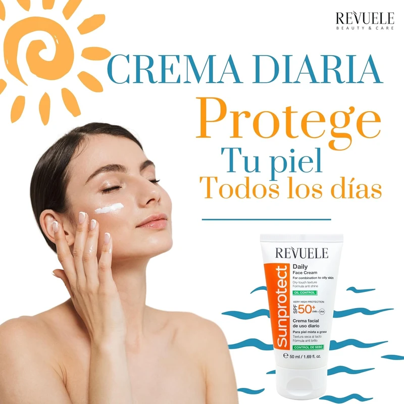 Revuele Sunprotect Daily Face Cream SPF50++ (combination to oily skin) - Image 4