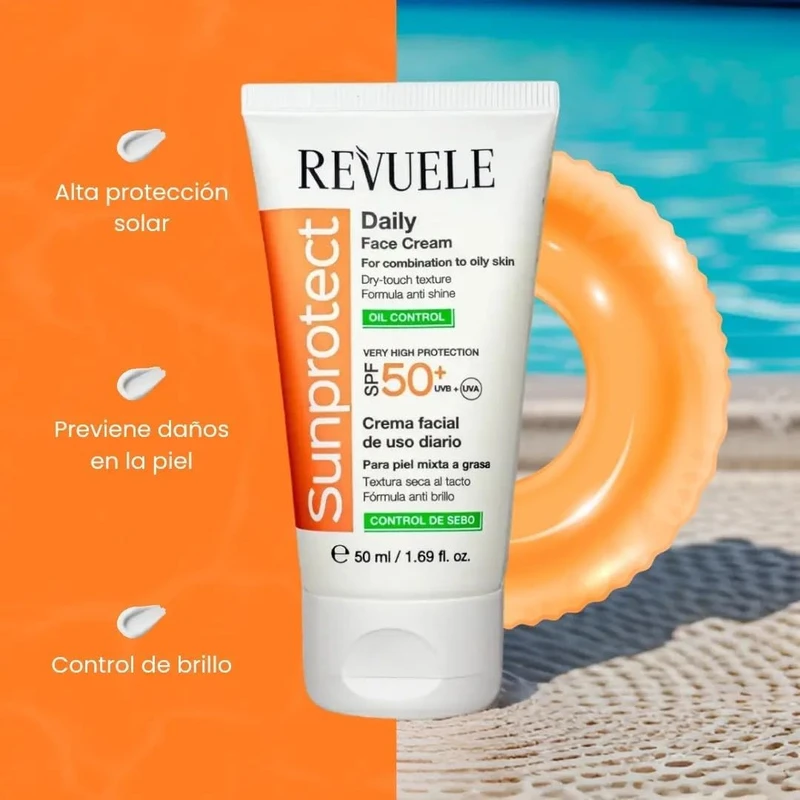 Revuele Sunprotect Daily Face Cream SPF50++ (combination to oily skin) - Image 5