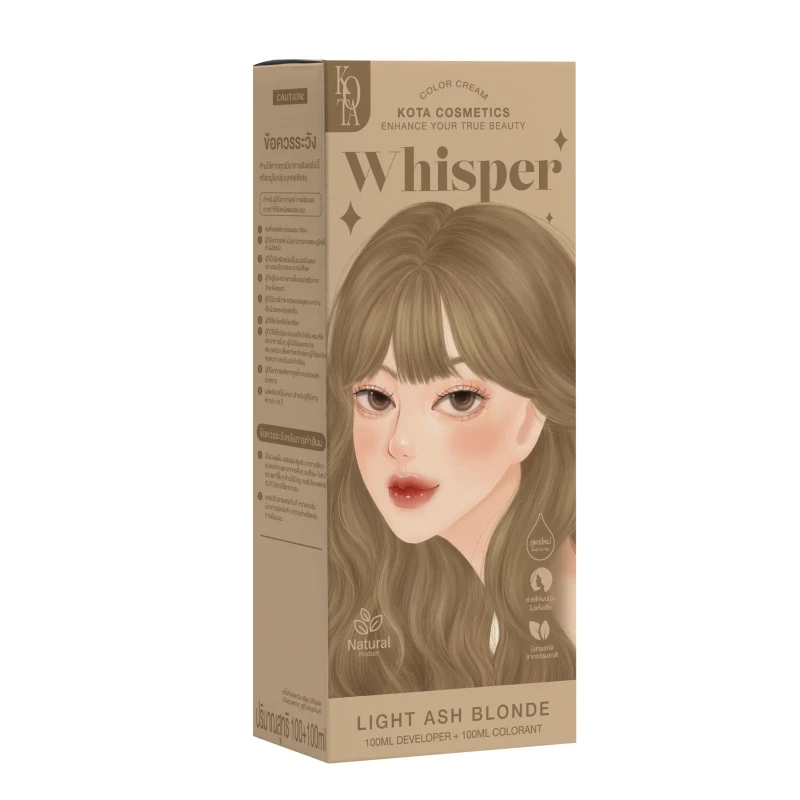 KOTA Hair Color Whisper Light Ash Blonde - Natural Permanent
