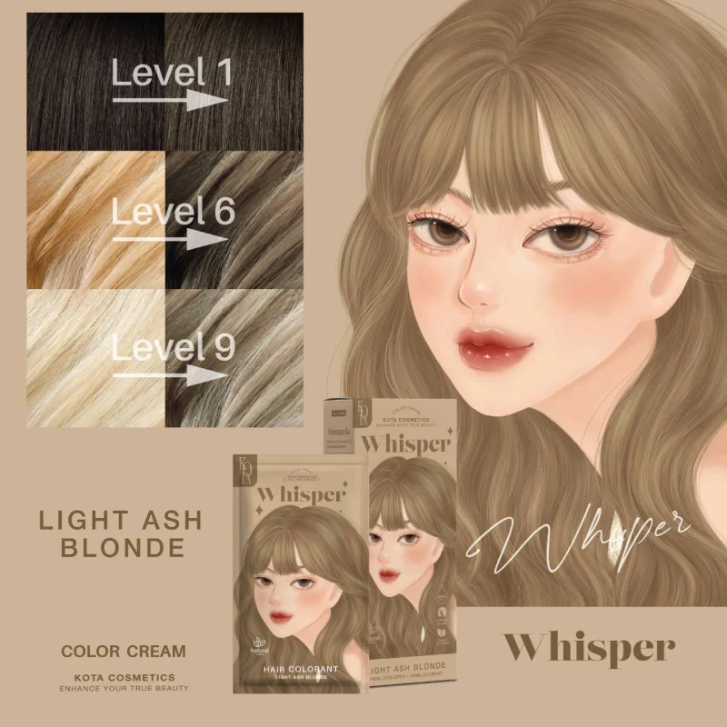 KOTA Hair Color Whisper Light Ash Blonde - Natural Permanent - Image 4