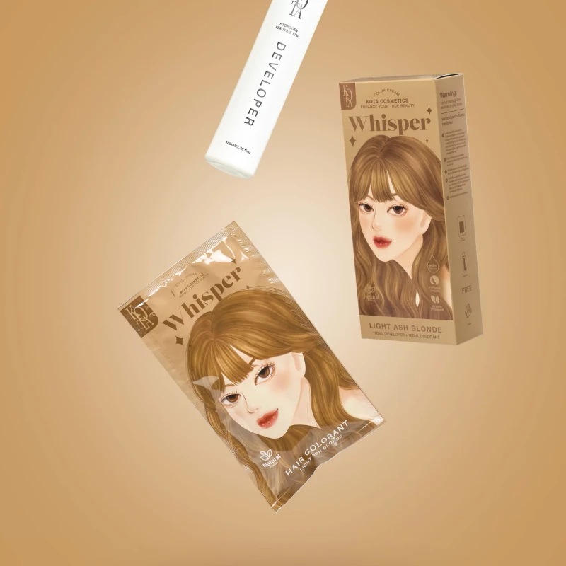 KOTA Hair Color Whisper Light Ash Blonde - Natural Permanent - Image 5