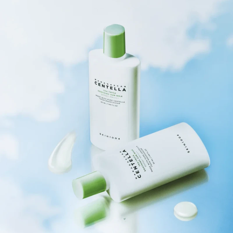 SKIN1004 Madagascar Centella Tea-Trica Soothing Sun Milk SPF 50+ PA++++  (50ml) - Image 4