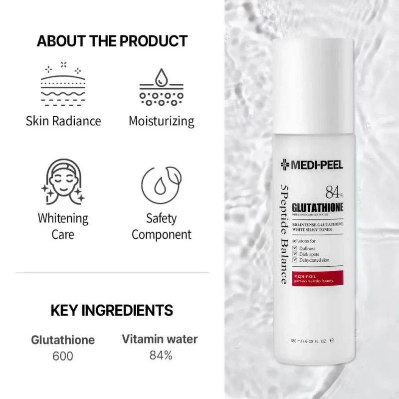 Medi-Peel Bio Intense Glutathione White Silky Toner (180ml)