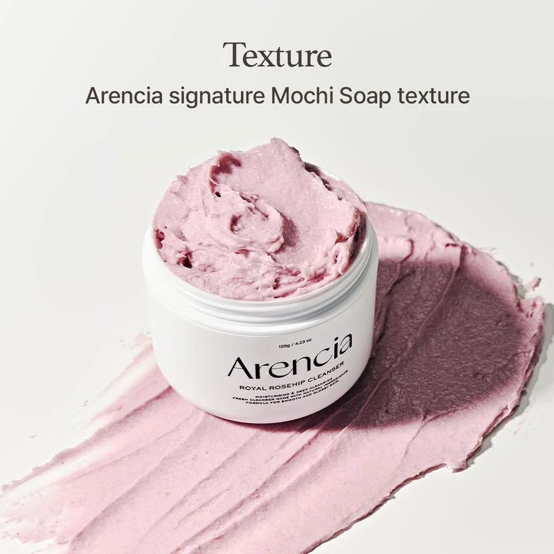 Arencia Rosehip Brightening Rice Mochi Face Cleanser - Image 7