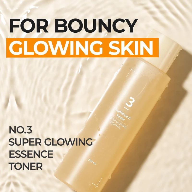 Numbuzin No. 3 Super Glowing Essence Toner (200ml)
