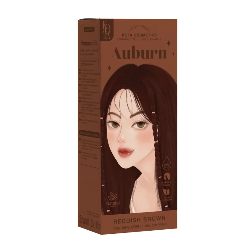 KOTA Hair Color Auburn (Reddish Brown)