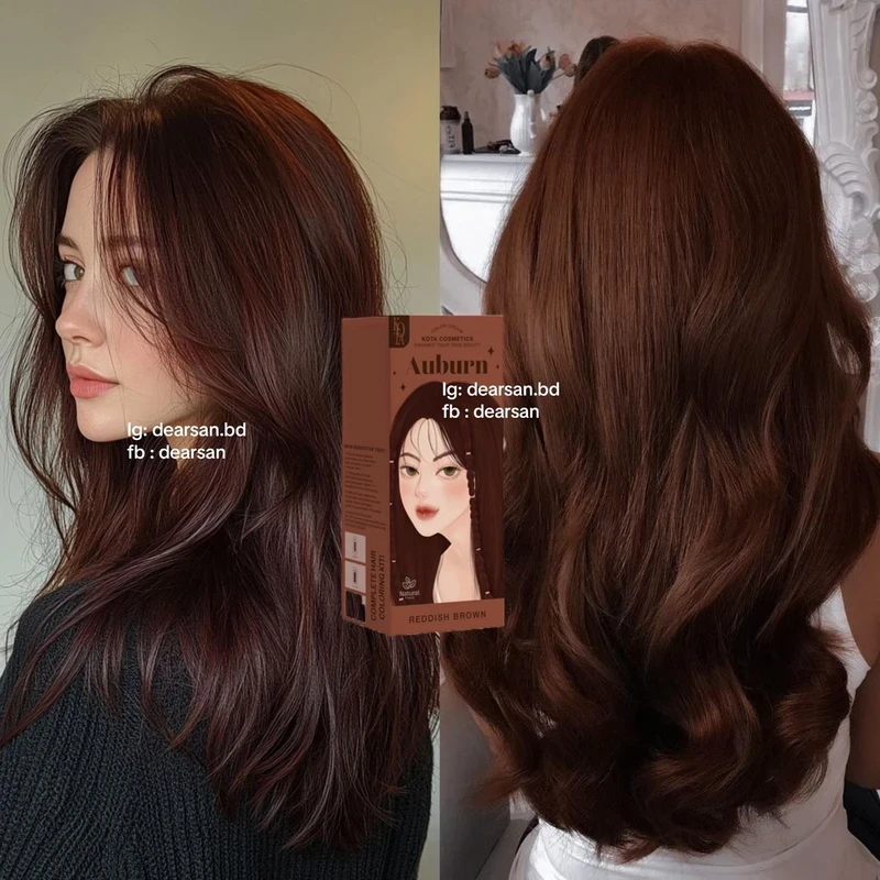 KOTA Hair Color Auburn (Reddish Brown)