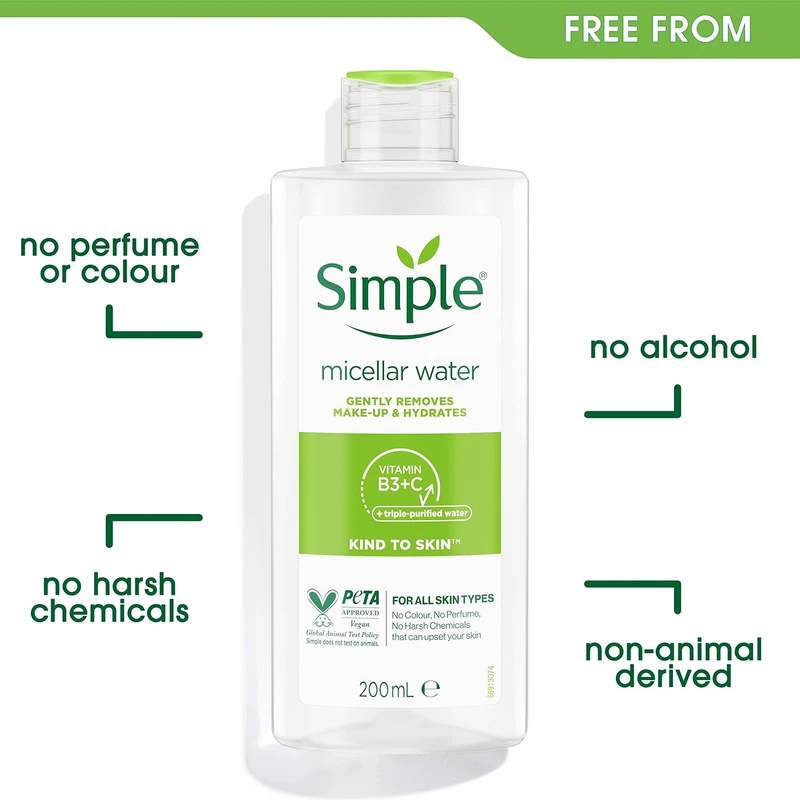 Simple Micellar Cleansing Water (200ml)