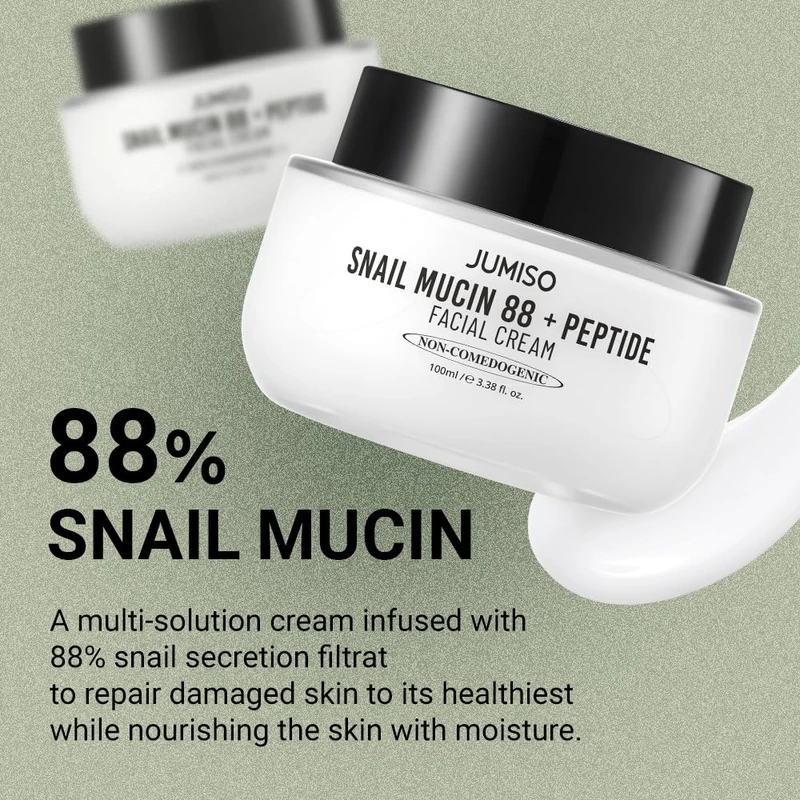 JUMISO Snail Mucin 88 + Peptide Cream (100ml) - Image 4