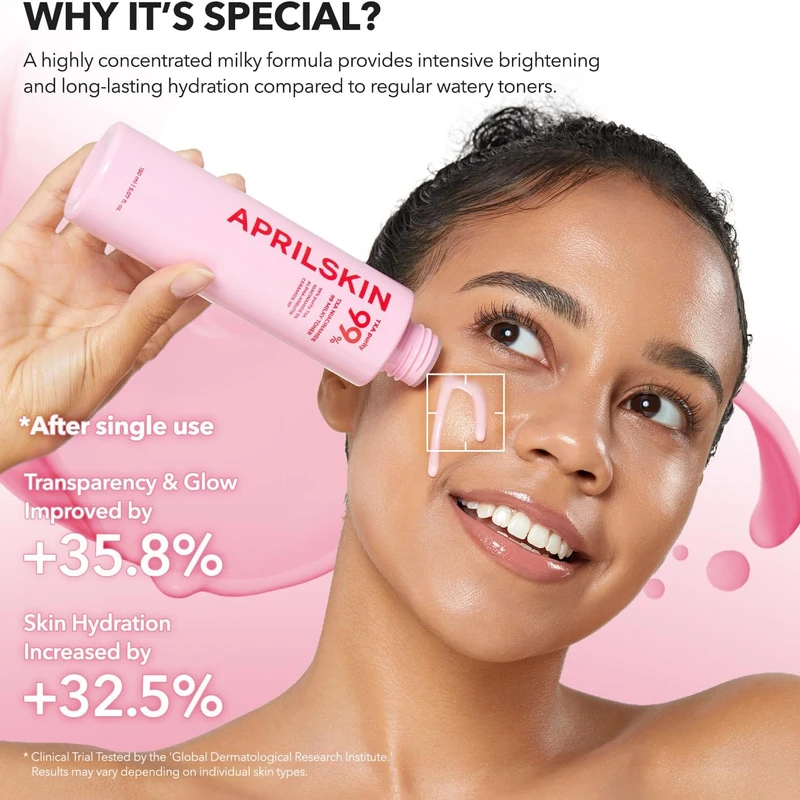APRILSKIN TXA Niacinamide 99 Milky Toner (150ml) - Image 3