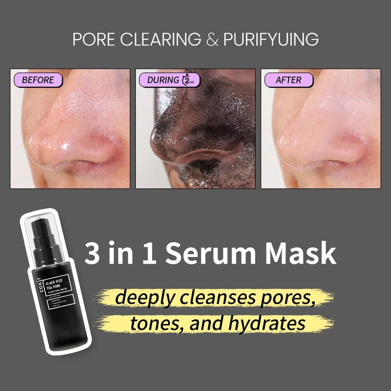 Coxir Black Rice TXA Pore Purifying Mask (50ml)