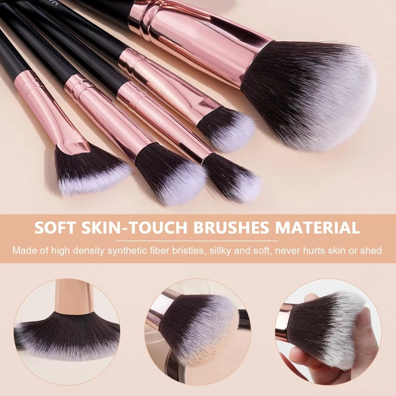 Make up Brushes, Professional ( 20 Pcs) - Image 7